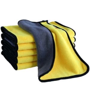 Kain Lap Microfiber 30x30 Mobil Motor Lap Kaca Meja Lembut Serap Air Bisa Dicuci Tahan Lama