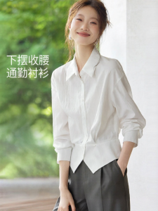 MOHANYIMEI | 2026 Autumn Versatile Slim Waist Business Casual Womens Blouse