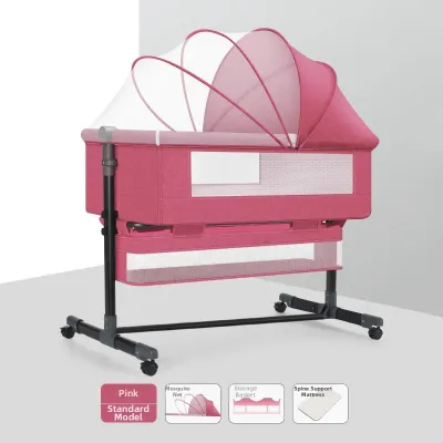 Multifunctional Foldable Portable Baby Crib