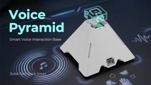 M5Stack | M5Stack Voice Pyramid A167 Compatible M5Stack Atom series ES8311 audio codec Suitable for IoT voice system