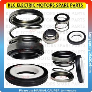 Mechanical seal 16mm x30x6 Long spring single cap water pump