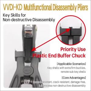 Multi-function Detachable Pliers Locksmith Spring Clip Pry Tool for Car Key Remote Fob Shell Disassembly Auto Repair Hand Kits