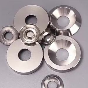 304 Stainless Steel Solid Conical Cup Washers Countersunk Decor Eyelet Gaskets M3 M4 M5 M6 M8 M10 Hardware