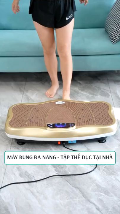 Máy rung lắc toàn thân, Máy rung massage giảm béo 120 chế độ rung trọng ...