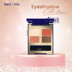 INEZ Eyeshadow Collection Color Contour Plus Eye Shadow 4 Warna