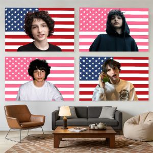 Canadian Actor F-Finn Wolfhard flag Decorative Banners Suitable For Outdoor Camping Family Parties And Garden Walls Gift