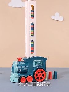 Đồ chơi tàu thả xếp Domino tự động có nhạc vui nhộn