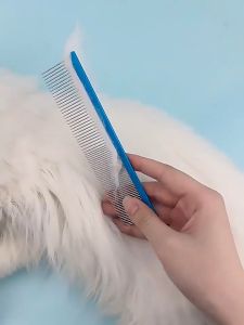 Hateli Pet Beauty Straight Comb 哈特丽宠物排梳开结梳拉毛蓬松排梳