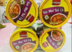 Combo 4 hộp xíu mại xốt cà lon in Vissan hộp 150g Date 2028 - V00831
