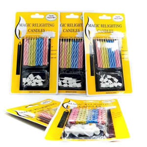 Lilin Magic Kue Ultah Anak / Lilin Magic Relighting Candles / Lilin Ulang Tahun (10 pcs)