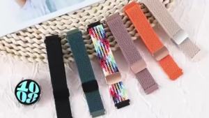 20mm 22mm Nylon Strap For Xiaomi Watch 5 S4 S3 S2 OPPO Watch S X2 Magnetic Loop Bracelet For Amazfit Active Max Balance 2 Band