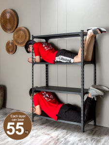5/6 Layers Multi-purpose Steel Shelf Supermarket Angle Steel Balcony Rack Metal Rack Steel Storage Shelves Metal Shelf Boltless Rack