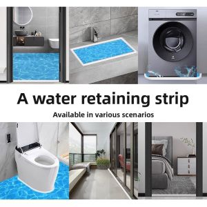 MONLEYTA | Easy Install Self-Adhesive Water Barrier Strip for Bathroom Shower and Kitchen
