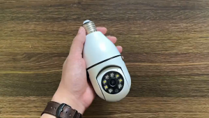 Goldstar bulb monitoring camera lamp head type home monitor 360 degree wifi mobile phone remote 2-in-1