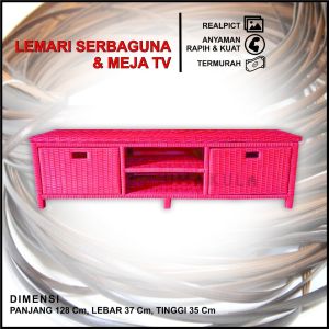 LEMARI RAK 2 LACI FULL WARNA / MEJA TV DAN 2 DVD ROTTAN SINTETIS MURAH / LACI PENYIMPANAN BARANG / BOX SINTETIS SERBAGUNA TERBARU 2023