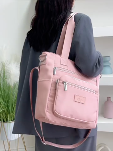 SG RumahHome® Women Large Capacity Lightweight Shoulder Tote Bag Casual Handbag for Travel Shopping Work Daily Commute