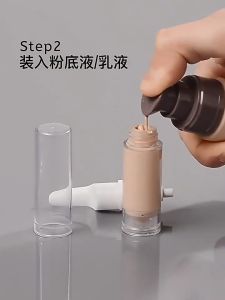 5ML Liquid Foundation Dispenser & Rotating Vacuum Pen: Your Ultimate Travel Companion