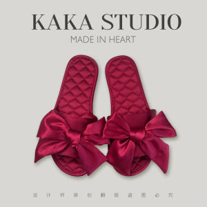 Wedding Couple Slippers Flat Bottom Satin Home Shoes Red Celebration Butterfly Design Comfortable Spring Autumn Seasonal Slippers