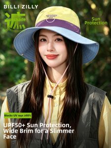 BILLI ZILLY | Retro Multicolor Lettered UV Protection Fishing Hat