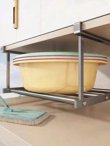 MENGSIYUAN | Space-saving Bathroom Sink Organizer Shelf Hanging No Drilling