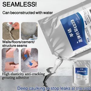 【10 Seconds To Dry】Roof Floor Leak Repair Grouting Adhesive Waterproof House Crack Filling Glue Seam Filling Adhesive