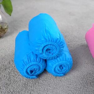 100pcs Thickening Non-woven Shoe Cover Non-slip Shoe Covers Disposable Shoes Cover Dust-proof Bootie Cover