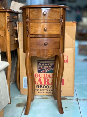 Meja nakas bedside sudut jati