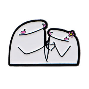 Flork Enamel Pin Spanish Cartoon Brooch For Coat Simple Figure Womens Brooches Funny Lapel Badges Jewelry Gift for Friends