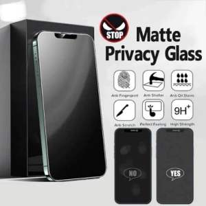 Pelindung Layar Tempered Glass Anti Spy Matte Infinix Anti Gores Hp Privasi Full Cover Privacy Anti Glare