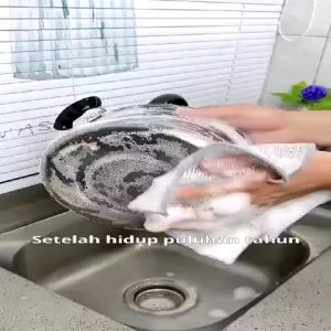 Kain Lap Kawat Cuci Piring Kawat Pembersih Sabut Kawat Alumunium Anti Karat Cepat Kering