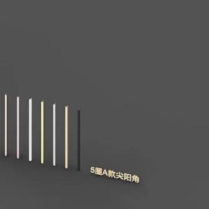 5/8/9/12/18 Lime Wood Veneer Edge Banding Strip Wall Panel Edge Strip Aluminum Waist Line Flat Seam Wall Panel Line