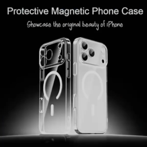 (SG) SCMax Anti Yellowing G3.5 15 Thick Clear Magnetic Phone Case for iPhone 17Pro Max and 17 Pro Shock-Proof Hard back PC Magnetic Charging