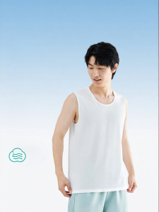 Purcotton | Antibacterial Cotton Mens Round Neck Vest