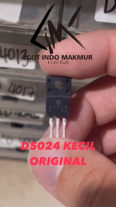 10 BUAH D5024 KECIL ORIGINAL TRANSISTOR D5024 ASLI D 5024 KECIL 8A 600V NPN D5024 BODI KECIL ups