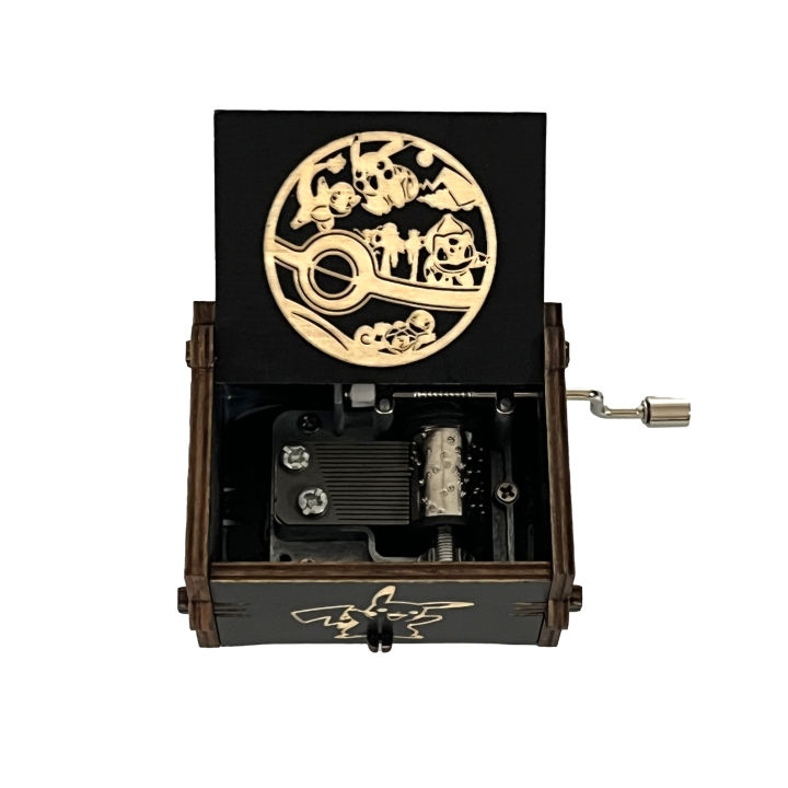 ธีมเพลงกล่องไม้ Hand Cranked Queen Jurassic Park Neverland Casket caja ดนตรีวันวาเลนไทน์วันเกิดวันหยุดของขวัญ