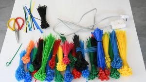 Kabel Tis Ties Self Locking Wire Zip Cable Organizer 2.5x100mm 100 PCS