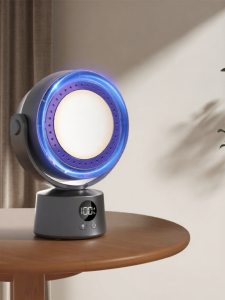 Portable Desktop Small Fan Leafless Circulation Long Battery Life 1307T Household Cold Electric Fan without Blades