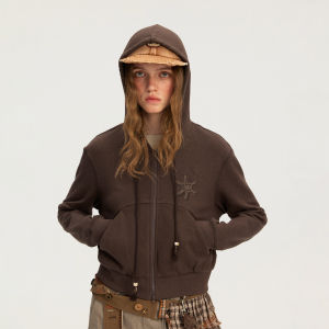 Monterest | Áo Hoodie Vintage Thêu Họa Tiết Đính Hạt