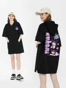 เสื้อยืดคอกลมแขนสั้นทรงหลวมสำหรับผู้หญิง สไตล์ลำลอง สไตล์เกาหลี ทรงหลวม ทรงปกติ แขนสั้น ทรงปกติ ทรงหลวม แขนสั้น