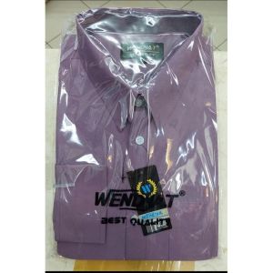 (COD)✅KEMEJA WENDYA.T POLOS PRIA WARNA TARO ✅KEMEJA LENGAN PANJANG kemeja kerja // kemeja formal✅