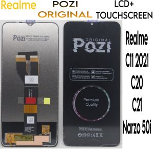 LCD REALME C20/C21/C11 2021/Narzo 50i ORIGINAL POZI FULLSET