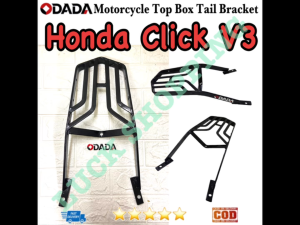 ODADA Motorcycle High Quality Back Tail Top Box Bracket Grab Bar Bracket For Honda Click 125/150 V1 V2 V3V4