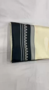 [PRE ORDER : 10 DAYS] Premium Soft Lichi Silk Saree with Rich Jacquard Pallu & Border – Bollywood Designer Collection | 6098 |