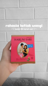 Bedak Harumsari untuk Mengurangi Bau Keringat diketiak 10 Sachet