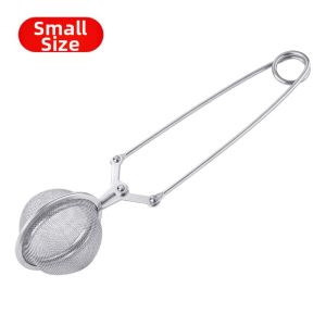 Press Type Handle Tea Infuser 304 Stainless Steel