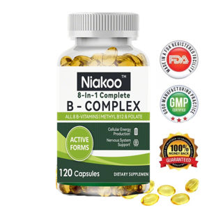 Vitamin B Complex for Energy Brain & Heart Support - with B1 B2 B3 B5 B6 B7 B8 B9 B12 with Vitamin C Choline Inositol - for Men & Women Promotes Metabolism Maintains the Health of the Nervous System And Enhances Immune Function