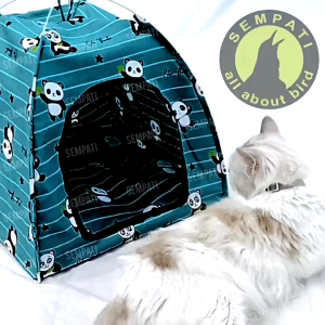 Tenda Kucing Motif Fullset Alas Bantal Kasur Tenda Kucing Anjing Kelinci Cat Kitten Anabul Tenda Lipat Portable Ekonomis Kandang Kucing
