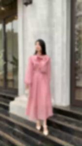 Set Váy Julia Dress Hồng Organza Cổ Nơ Thanh Lịch Quý Phái Đi Tiệc Đi Chơi Hàng Thiết Kế Size S/M/L_mai.ni.chi