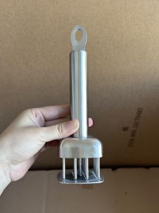 Boshang Home 316 Stainless Steel Steak Tenderizer Kitchen Tool for Chicken Leg And Beef Steak Hammer Meat Tenderizer