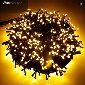 Dây Đèn Năng Lượng Mặt Trời Ngoài Trời 5/7/12/22M LED Ngôi Sao Cổ Tích Đèn Cho Sân Vườn Sân Bãi Cỏ Trang Trí Ngày Lễ Đám Cưới IP54 Chống Chịu Thời Tiết